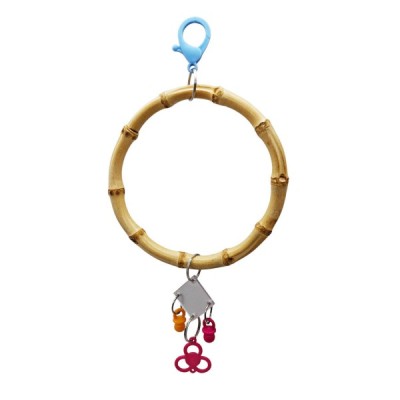 MIZOO ΠΑΙΧΝΙΔΙ ΚΟΥΝΙΑ ΞΥΛΙΝΗ ΜΕ ΚΑΘΡΕΦΤΑΚΙ & ΚΟΥΔΟΥΝΑΚΙ ΓΙΑ ΠΑΠΑΓΑΛΑΚΙ 11X24CM